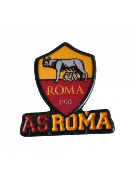 Distintivo in metallo con logo ufficiale AS ROMA